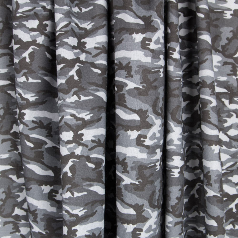 Algodón Militar Mini Gris - Ribes y Casals