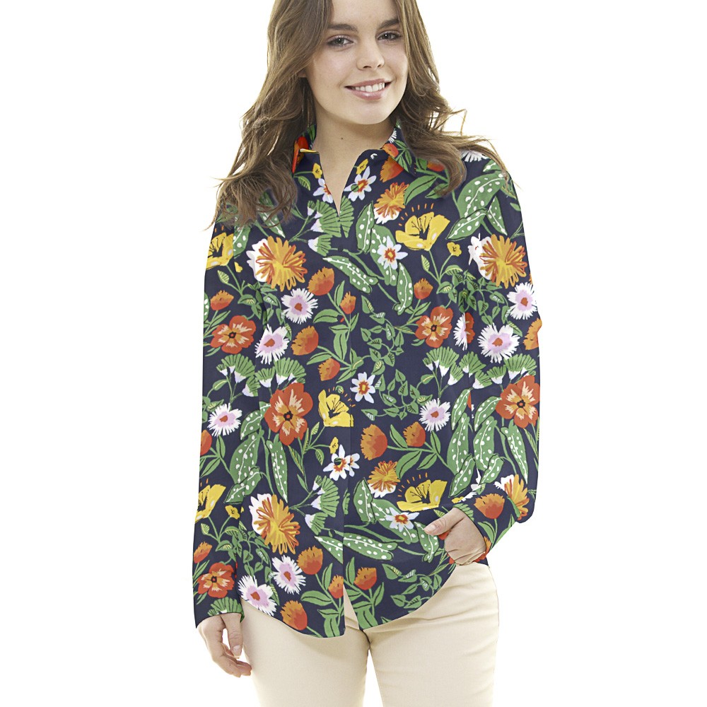 Algodón Moda Botanic Marino - Ribes y Casals