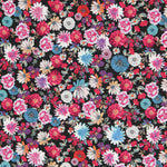 Algodón Moda Floral Fucsia - Ribes y Casals