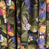 Algodón Moda Hibíscus Negra - Ribes y Casals