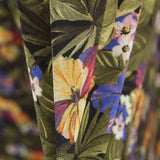 Algodón Moda Hibíscus Negra - Ribes y Casals