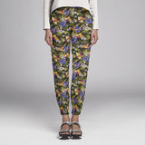 Algodón Moda Hibíscus Negra - Ribes y Casals