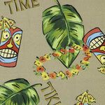 Algodón Moda Tiki Verde - Ribes y Casals