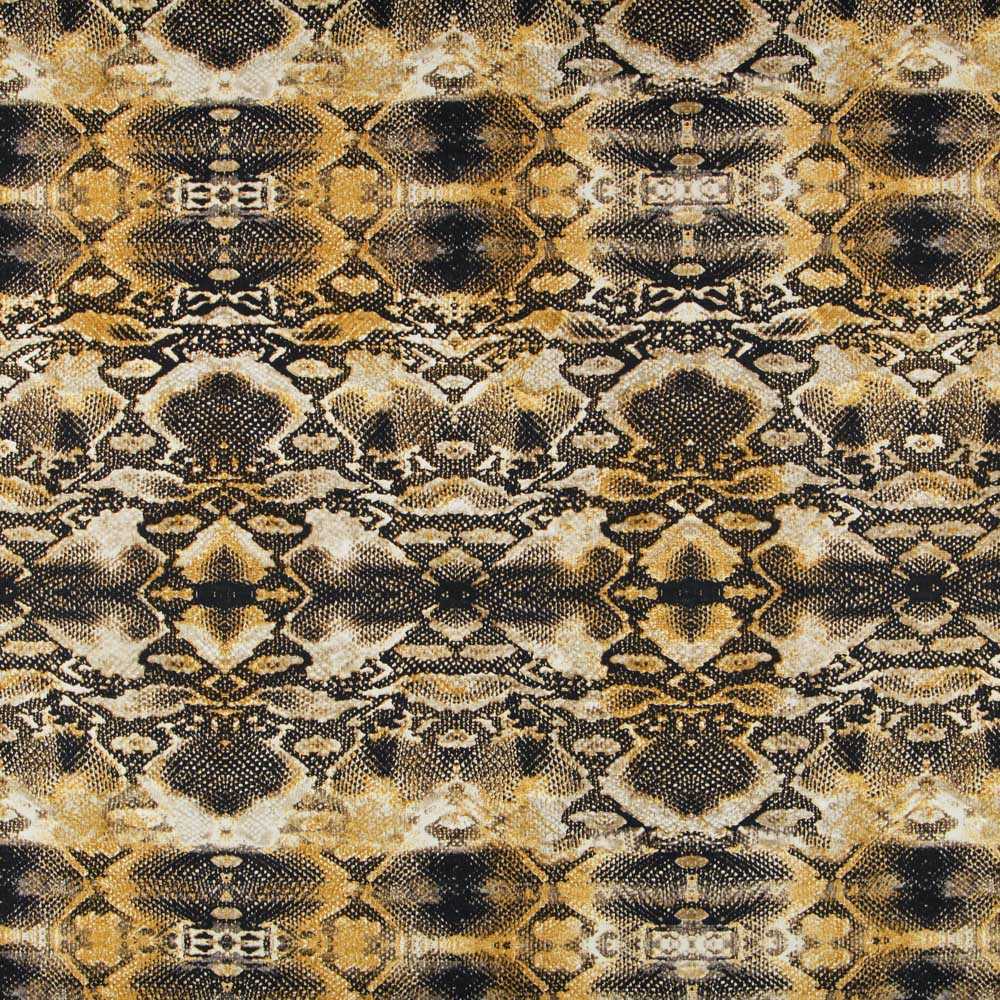 Algodón Spandex Reptil Ocre - Ribes y Casals