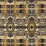 Algodón Spandex Reptil Ocre - Ribes y Casals