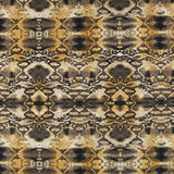 Algodón Spandex Reptil Ocre - Ribes y Casals