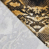 Algodón Spandex Reptil Ocre - Ribes y Casals