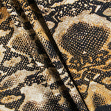 Algodón Spandex Reptil Ocre - Ribes y Casals