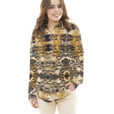 Algodón Spandex Reptil Ocre - Ribes y Casals