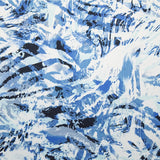 Algodón Spandex Trazos Azul - Ribes y Casals