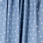 Algodón Stars Blanca Azul 1cm - Ribes y Casals