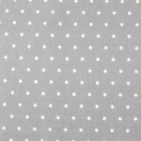 Algodón Stars Blanca Gris 1cm - Ribes y Casals