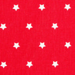 Algodón Stars Blanca Roja 1cm - Ribes y Casals