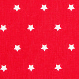 Algodón Stars Blanca Roja 1cm - Ribes y Casals