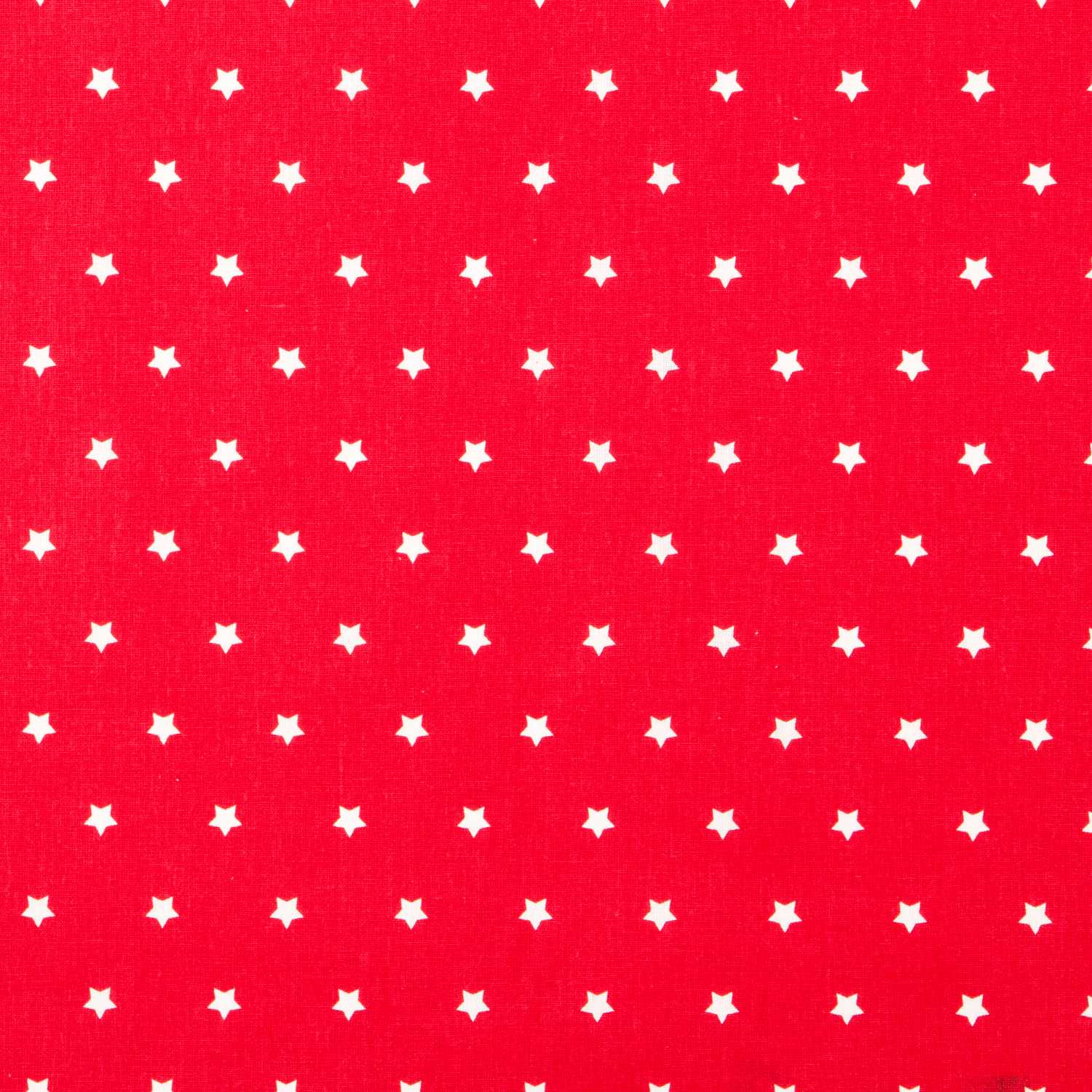 Algodón Stars Blanca Roja 1cm - Ribes y Casals