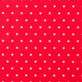 Algodón Stars Blanca Roja 1cm - Ribes y Casals