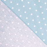 Algodón Stars Blanca Verde 1cm - Ribes y Casals