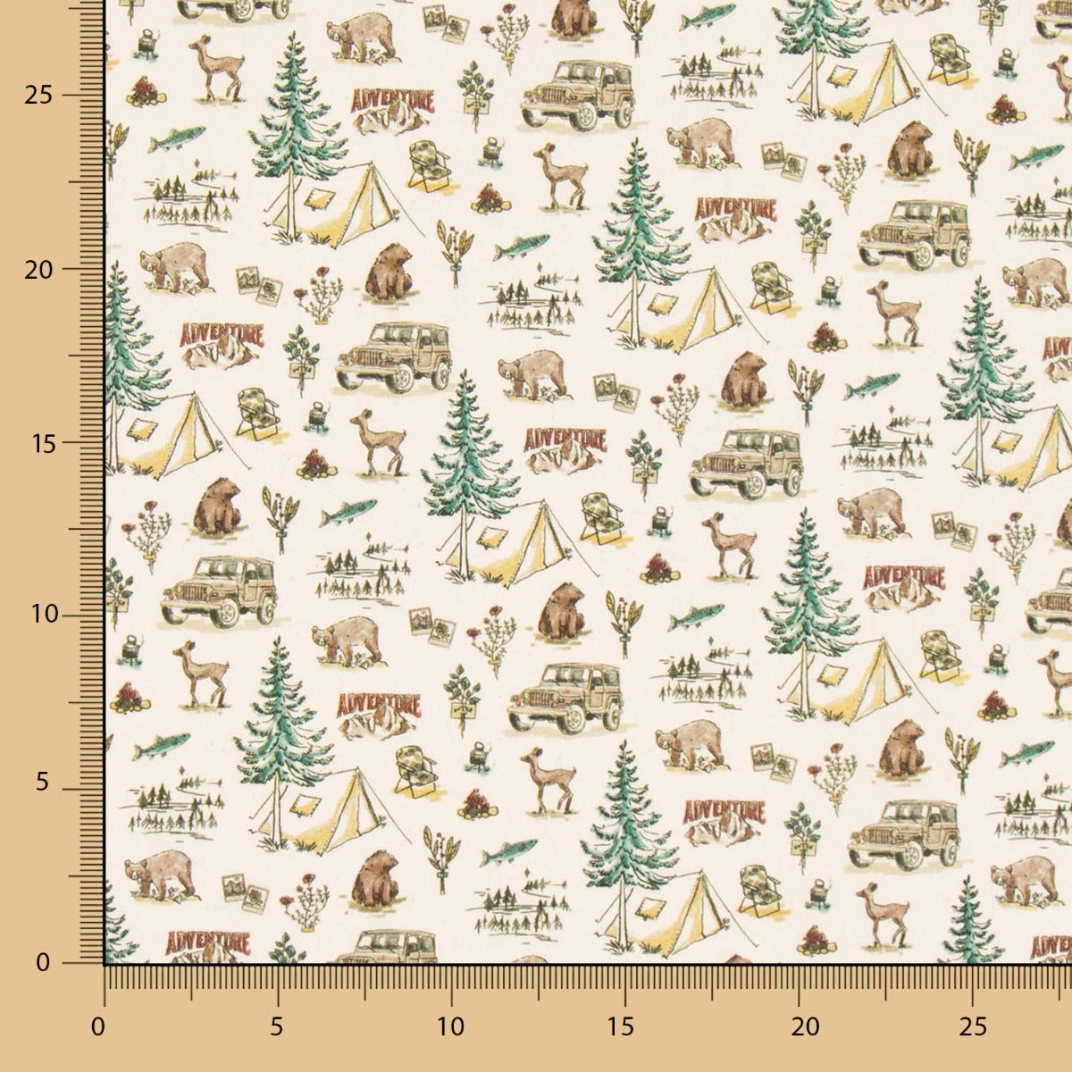 Algodón Adventure Crudo - Ribes y Casals