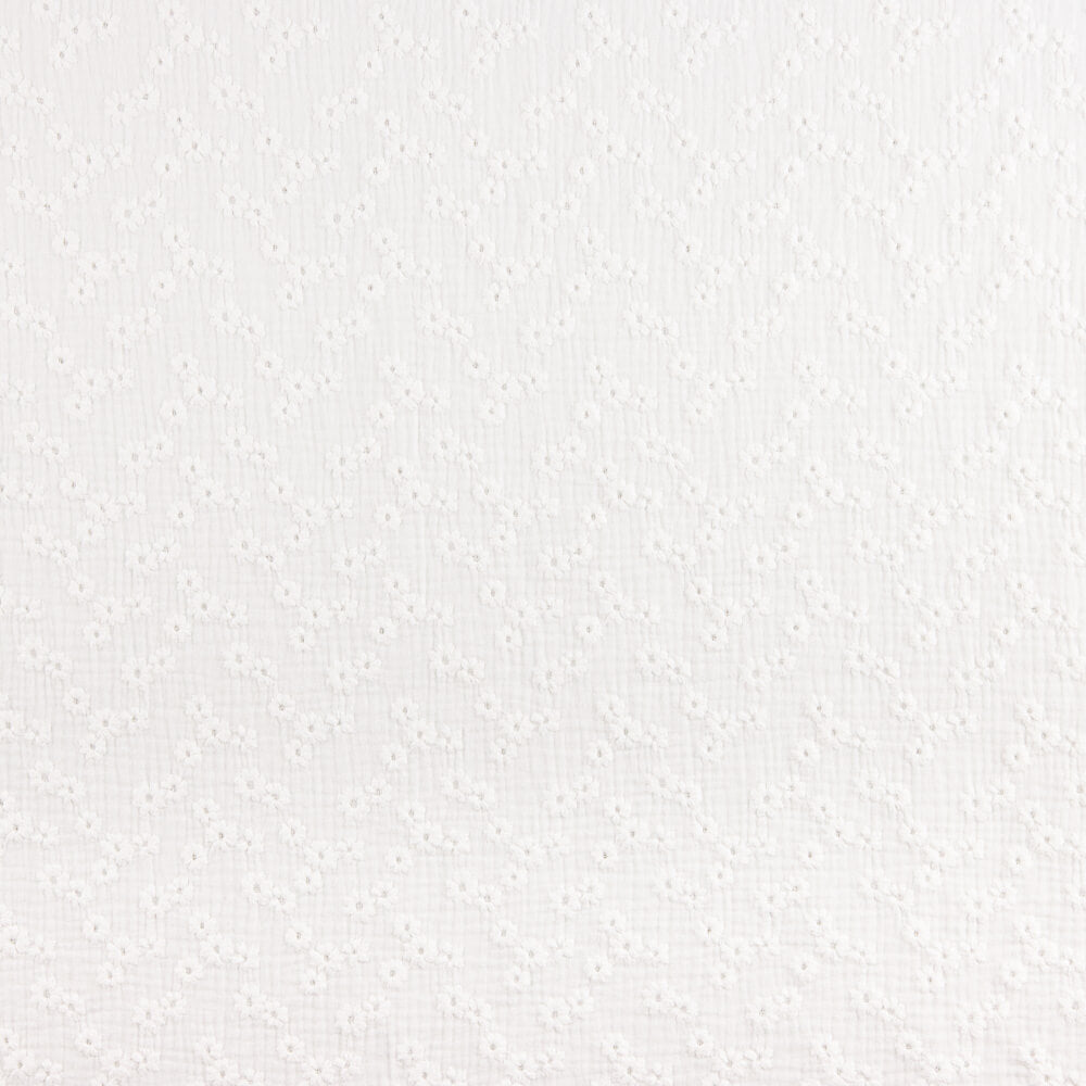 Doble Gasa Bordada Flor Natural - Ribes y Casals