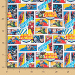 Retal Algodón Liga de la Justicia Cómic 40x140 cm - Ribes y Casals