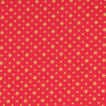 Algodón Navidad Multi Estrellas Rojo - Ribes y Casals
