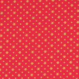Algodón Navidad Multi Estrellas Rojo - Ribes y Casals