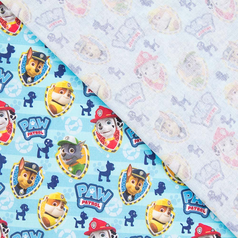 Algodón Patrulla Canina Azul - Ribes y Casals