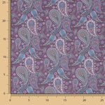 Voile Algodón Supima Cachemire Morado - Ribes y Casals