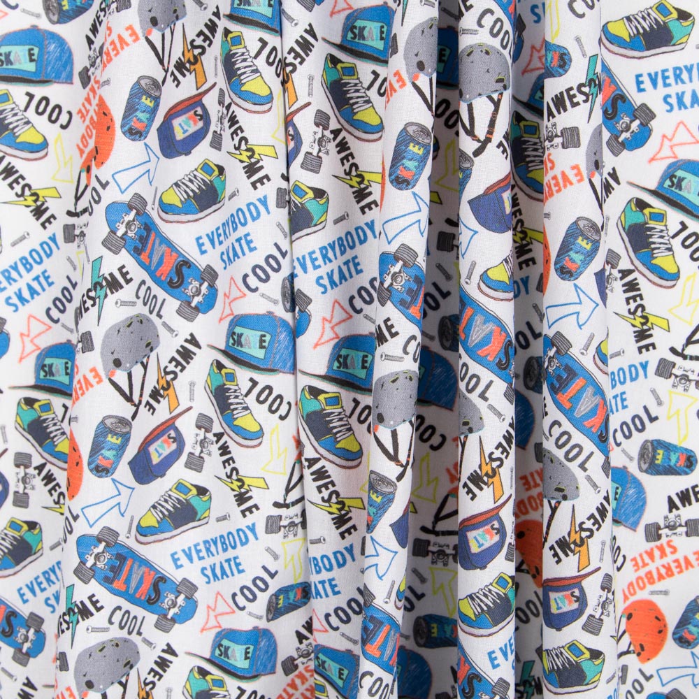 Algodón Skate Blanca - Ribes y Casals