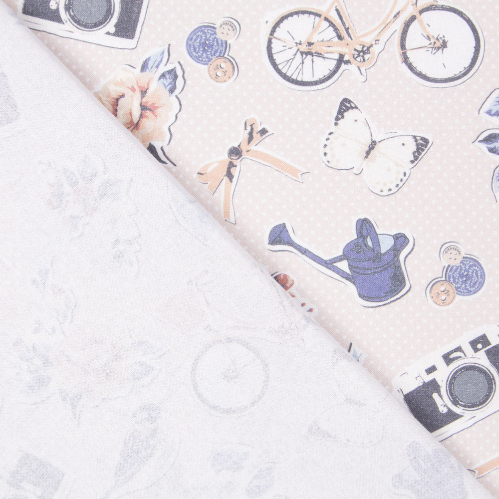 Algodón Stickers Beige - Ribes y Casals