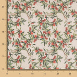 Mantel Resinado Antimanchas Navidad Guirnaldas Rojo - Ribes y Casals