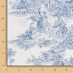 Mantel Resinado Antimanchas Toile de Jouy Azul - Ribes y Casals