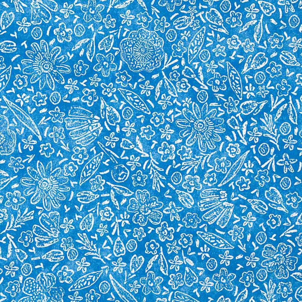 Tela Exterior Floral Eléctrico - Ribes y Casals