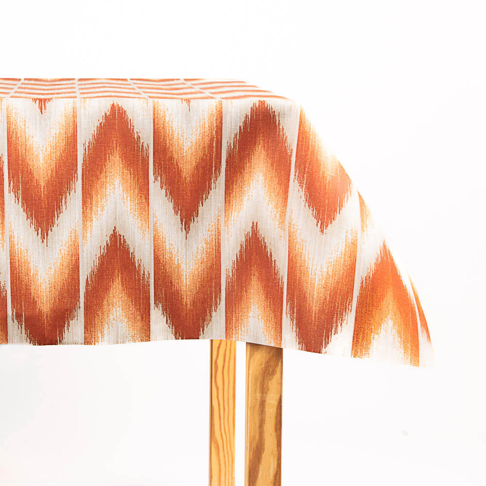 Mantel Resinado Antimanchas Binibeca Naranja - Ribes y Casals