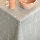 Mantel Antimanchas Cuadro Ventana Gris Claro - Ribes y Casals