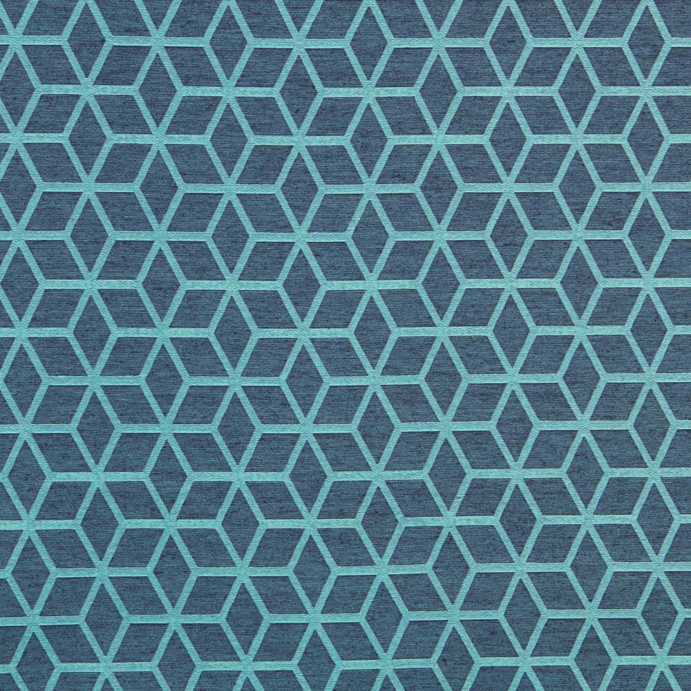 Mantel Antimanchas Geométrico Azul Canard - Ribes y Casals