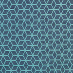 Mantel Antimanchas Geométrico Azul Canard - Ribes y Casals