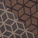 Mantel Antimanchas Geométrico Marrón Choco - Ribes y Casals