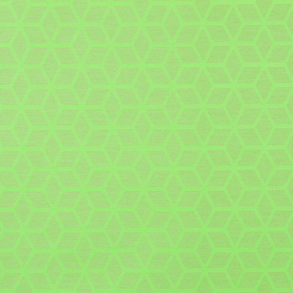 Mantel Antimanchas Geométrico Estrella Verde Fluor - Ribes y Casals