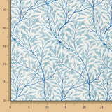 Retal Tela Exterior Hierbas Azul 140x150 cm - Ribes y Casals