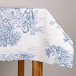 Mantel Resinado Antimanchas Toile de Jouy Azul - Ribes y Casals