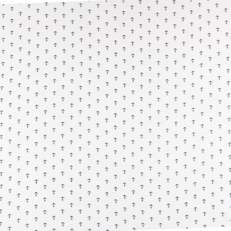 Bambula Algodón Anclas Blanca - Ribes y Casals