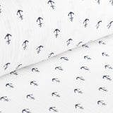 Bambula Algodón Anclas Blanca - Ribes y Casals