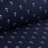 Bambula Algodón Anclas Marino - Ribes y Casals