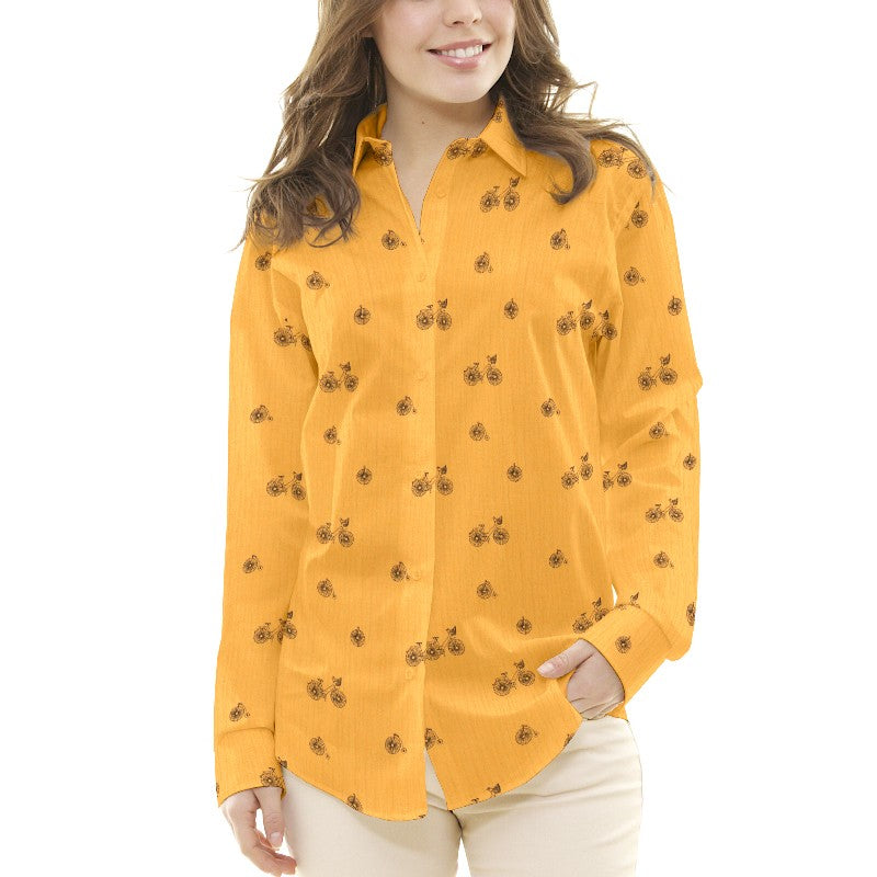 Bambula Algodón Bicicleta Mostaza - Ribes y Casals