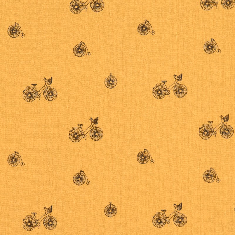 Bambula Algodón Bicicleta Mostaza - Ribes y Casals