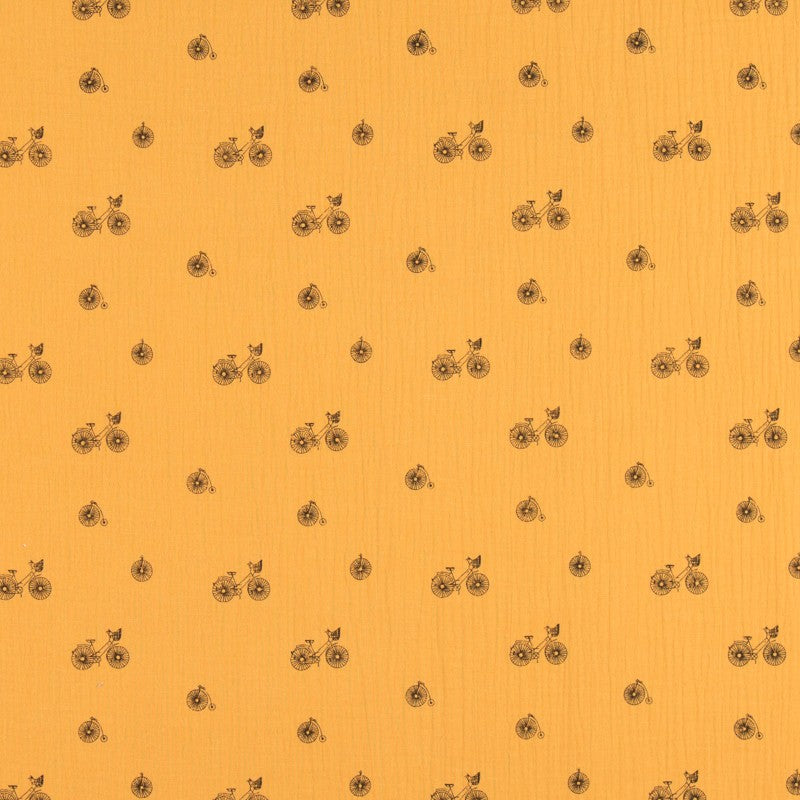 Bambula Algodón Bicicleta Mostaza - Ribes y Casals