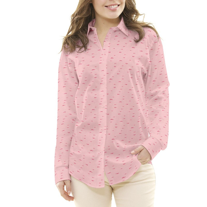 Bambula Algodón Corazones Salmón - Ribes y Casals