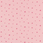 Bambula Algodón Corazones Salmón - Ribes y Casals