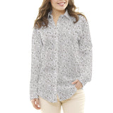 Bambula Algodón Flowers Blanca - Ribes y Casals